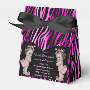 Ballotins Petit motif de zèbre de baby shower de princesse