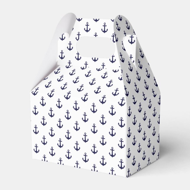 Ballotins Petite Motif Ancres bleu et blanc (Verso)