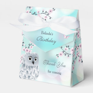 Ballotins Petites filles de Chouette Merci d'anniversaire