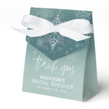 Petits flocons Remerciements pour la Baby Shower