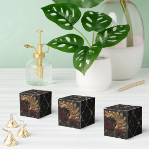 Ballotins Pichet en porcelaine baroque au paon doré