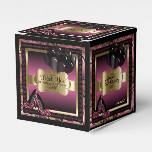 Ballotins Pink, Black & Gold Metallic - 00e anniversaire