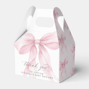 Ballotins Pink Bow Baby girl Douche élégant