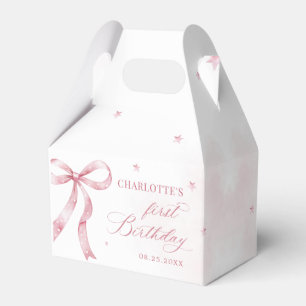 Ballotins Pink Bow Girl 1er anniversaire