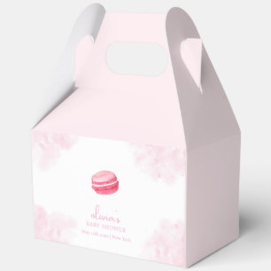 Ballotins Pink Cute Bonjour Bébé Macaron Baby shower