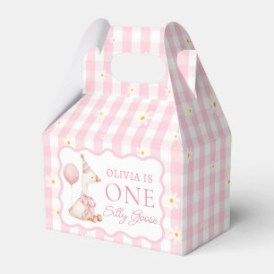 Ballotins Pink En vichy One Silly Goose Birthday Ballotin