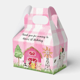 Ballotins Pink Floral Farm Barnyard fête d'anniversaire Bal