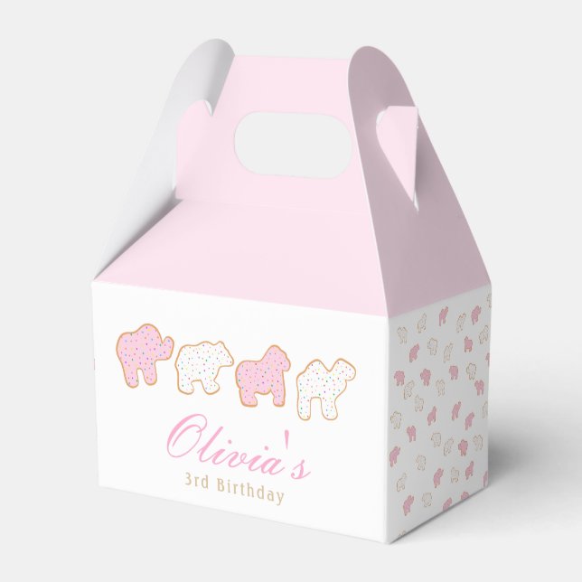 Ballotins Pink Frosted saupoudrer animal Cookie invité d'ann (Verso)