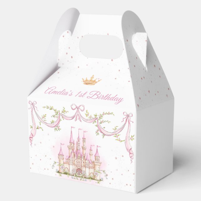 Ballotins Pink Magic Princess Castle Anniversaire Ballotin (Recto)