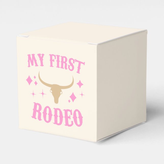 Ballotins Pink My First Rodeo Cowgirl 1er Anniversaire (Verso)