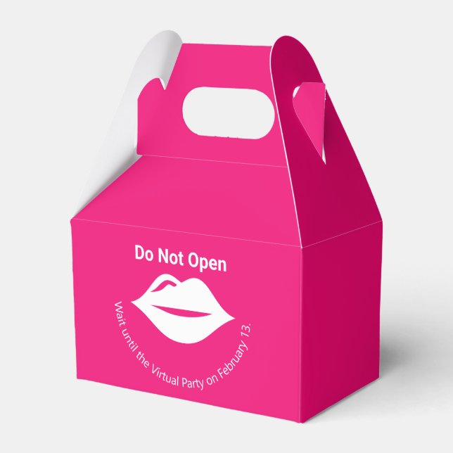 Ballotins Pink Ne pas ouvrir avant Virtual Party Galentine's (Verso)
