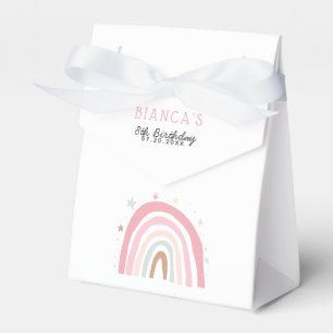 Ballotins Pink Pastel Rainbow Girl Anniversaire