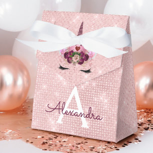 Ballotins Pink Princess Unicorn Rose Gold Blush Pink Parties