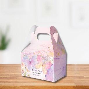 Ballotins Pink Purple Floral Oh Baby Butterfly Baby shower