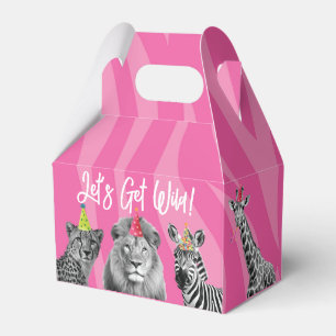 Ballotins Pink Safari Jungle appelant tous les animaux Ballo