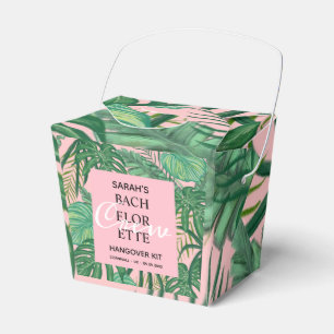 Ballotins Pink Tropical Palm Bachelorette Party kit de passe
