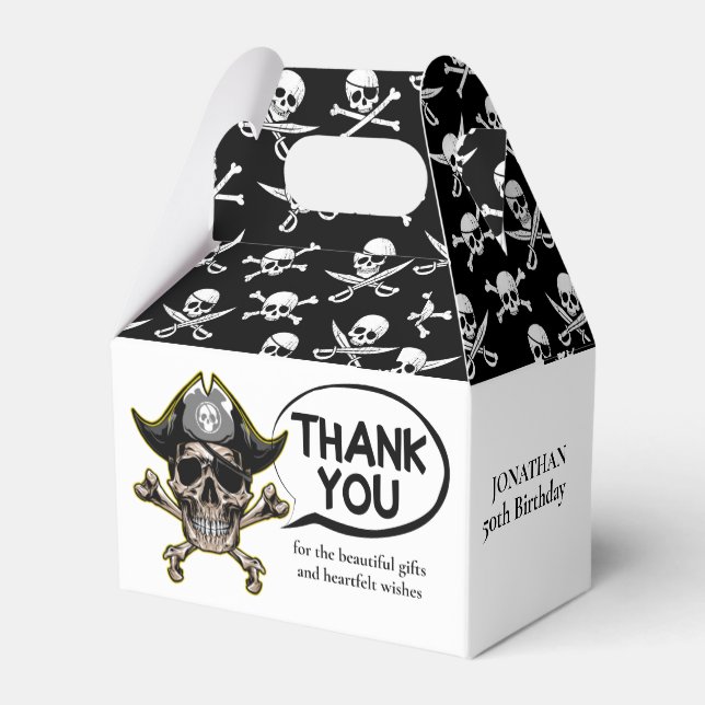 Ballotins Pirate crâne n os croisé (Arrière)