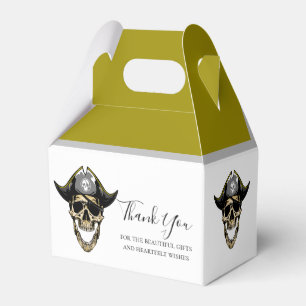 Ballotins Pirate Skull Gold Heureux Capitaine Ballotin