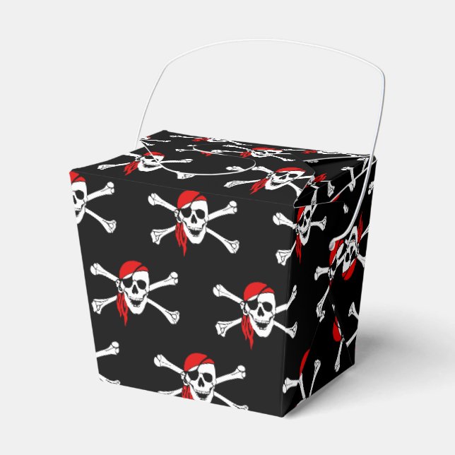 Ballotins Pirate Skull Party Favoriser Box (Verso)