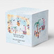 Pirates Treast Hunt Map Enfants Garçon Anniversair
