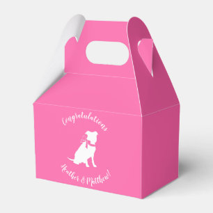 Ballotins Pit Bull Chien Baby shower rose fille Pitbull