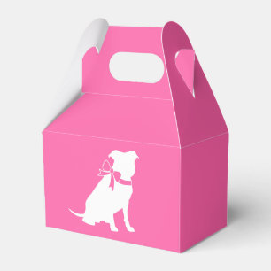 Ballotins Pit Bull Chien Baby shower rose fille Pitbull