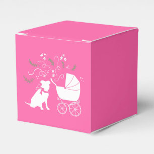 Ballotins Pit Bull Chien Baby shower rose fille Pitbull