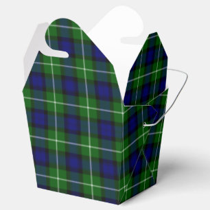 Ballotins Plaid vert bleu Lamont tartan