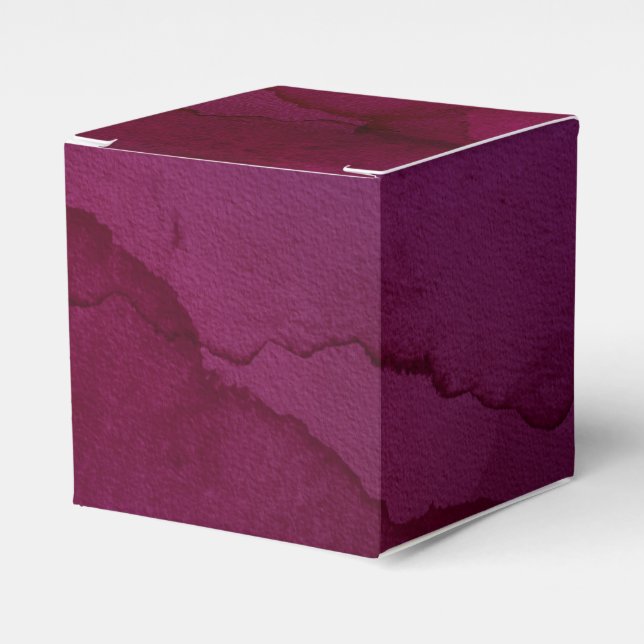 Ballotins Plum Bourgogne Rouge Vin Aquarelle Laver (Verso)