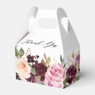 Ballotins Plum violet rose pâle Mariage végétal
