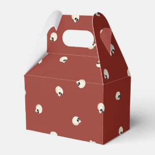 Ballotins Points de crâne Kawaii mignons aléatoires rouges