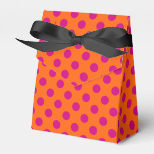 Ballotins Pois Fuchsia orange