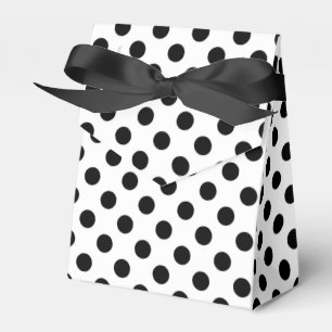 Ballotins Pois noirs en blanc