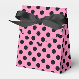 Ballotins Pois noirs en rose