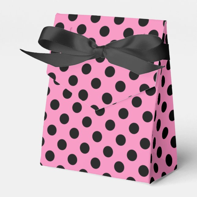 Ballotins Pois noirs en rose (Verso)