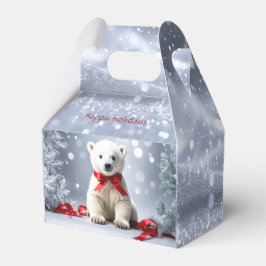 Ballotins Polar Bear Christmas Holiday Gift Box