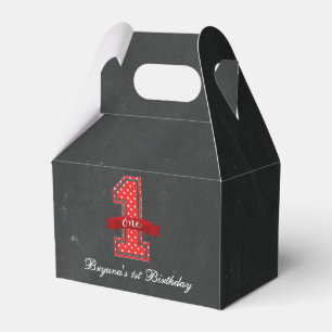 Ballotins Polka Rouge & Blanc Point 1 Un 1er anniversaire Fa