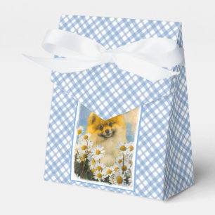 Ballotins Poméranien dans Daisies Peinture - Art Chien origi