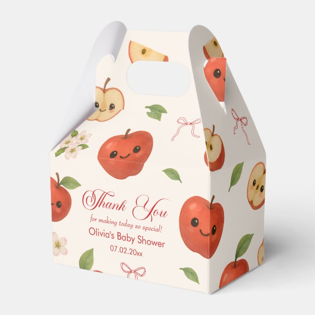 Ballotins Pomme de mon Baby shower oculaire (Verso)