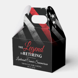 Ballotins Pompier Retraite Ligne Rouge Flag Flaman