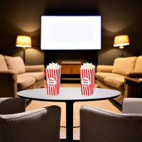 Popcorn de cinéma familial personnalisé