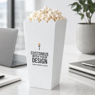 Ballotins Popcorn Personnalisé sur Mesure pour Entreprise