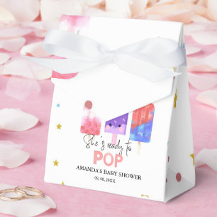 Ballotins Popsicle Elle est prête à pop Baby shower