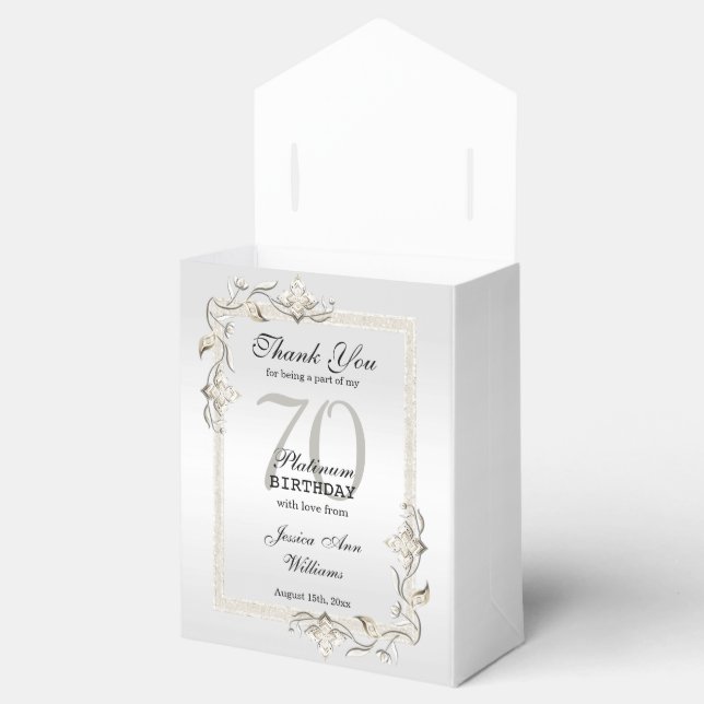 Ballotins Posh 70e anniversaire Platinum (Ouvert)