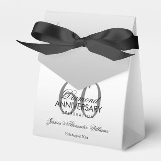 Ballotins Posh Gem Bow & Ribbon 60e anniversaire de Mariage