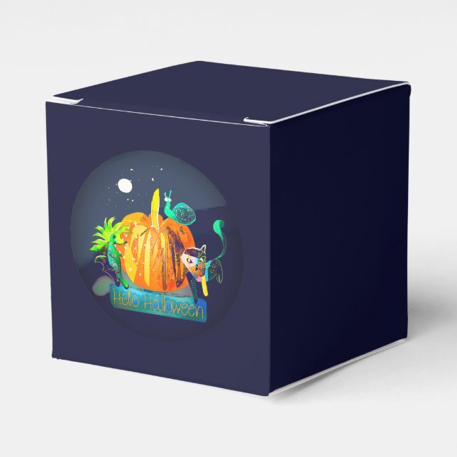 Ballotins Poumon Trick ou boîte à traiter Halloween Animaux  (Verso)