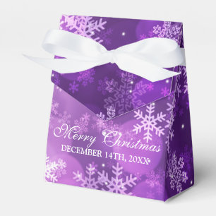 Ballotins Pourpre d'étincelle de vacances de Noël de Merci