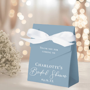 Ballotins Poussiéreux Bleu Mariage Chic Blanc Personnalisé