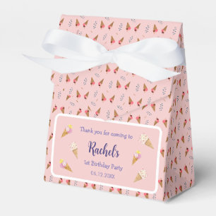 Ballotins Premier anniversaire de la fille Motif de Crème de