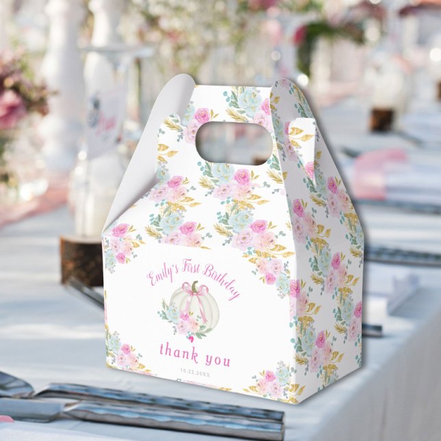 Ballotins Premier anniversaire de la Petite Bow Rose Citroui (Créateur téléchargé)